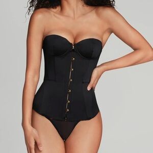 NWOT AGENT PROVOCATEUR Mercy Satin Corset XS